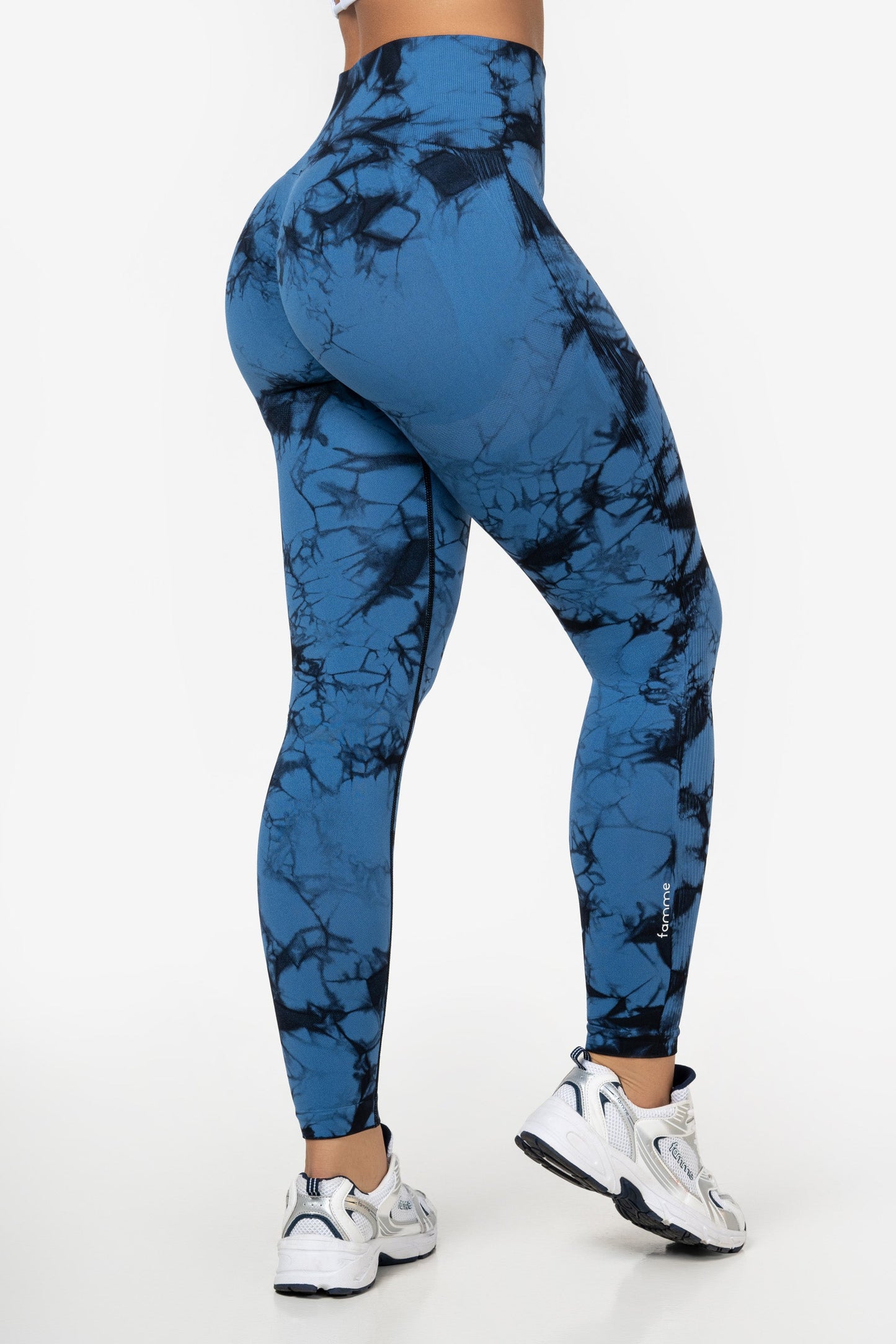 Tie Dye Scrunch Leggings - for dame - Famme - Leggings