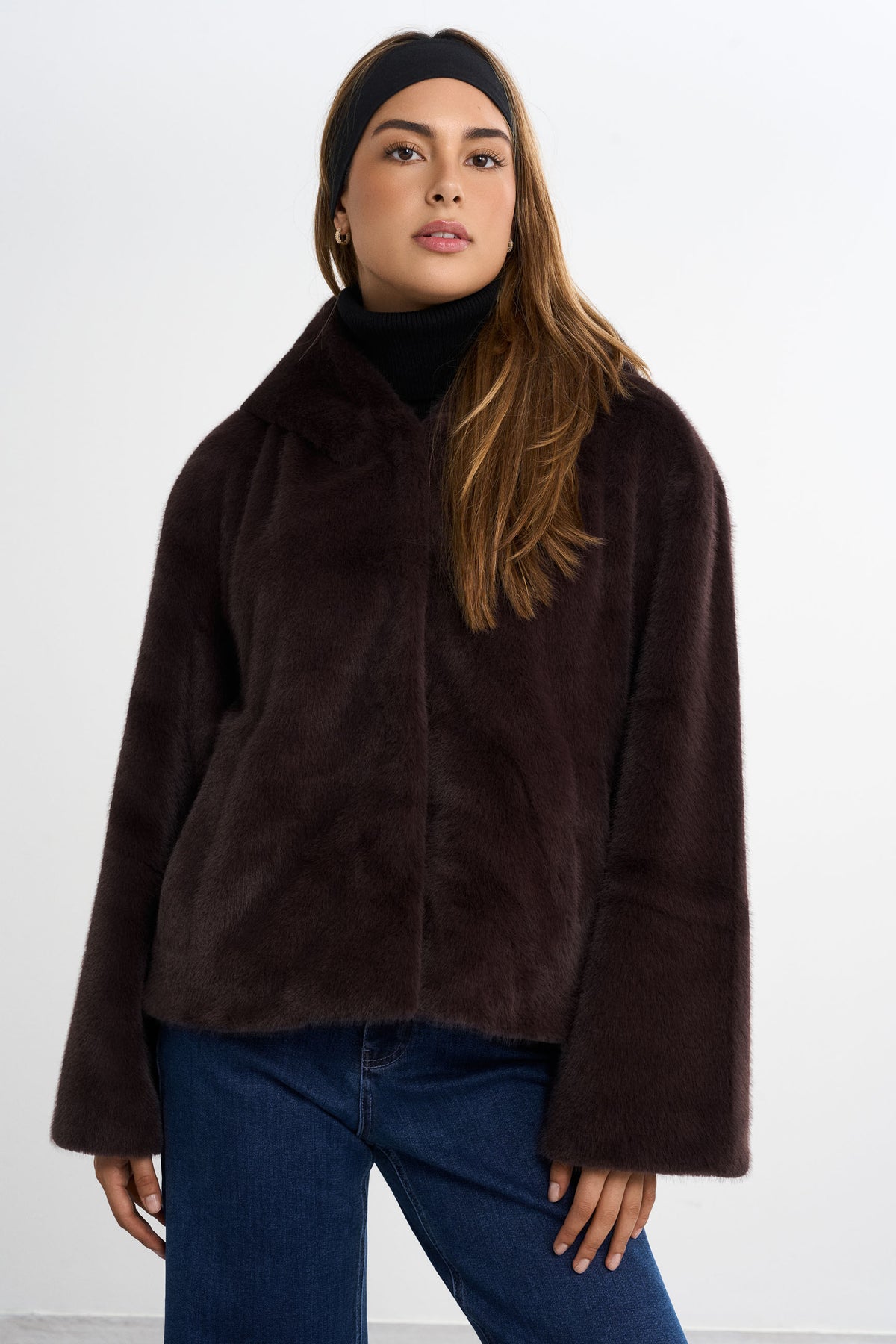 Kunstpelzjacke