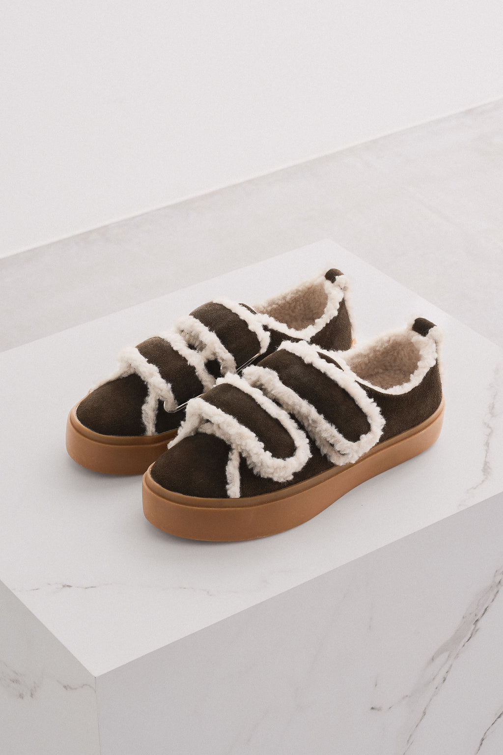 Shearling-Sneaker