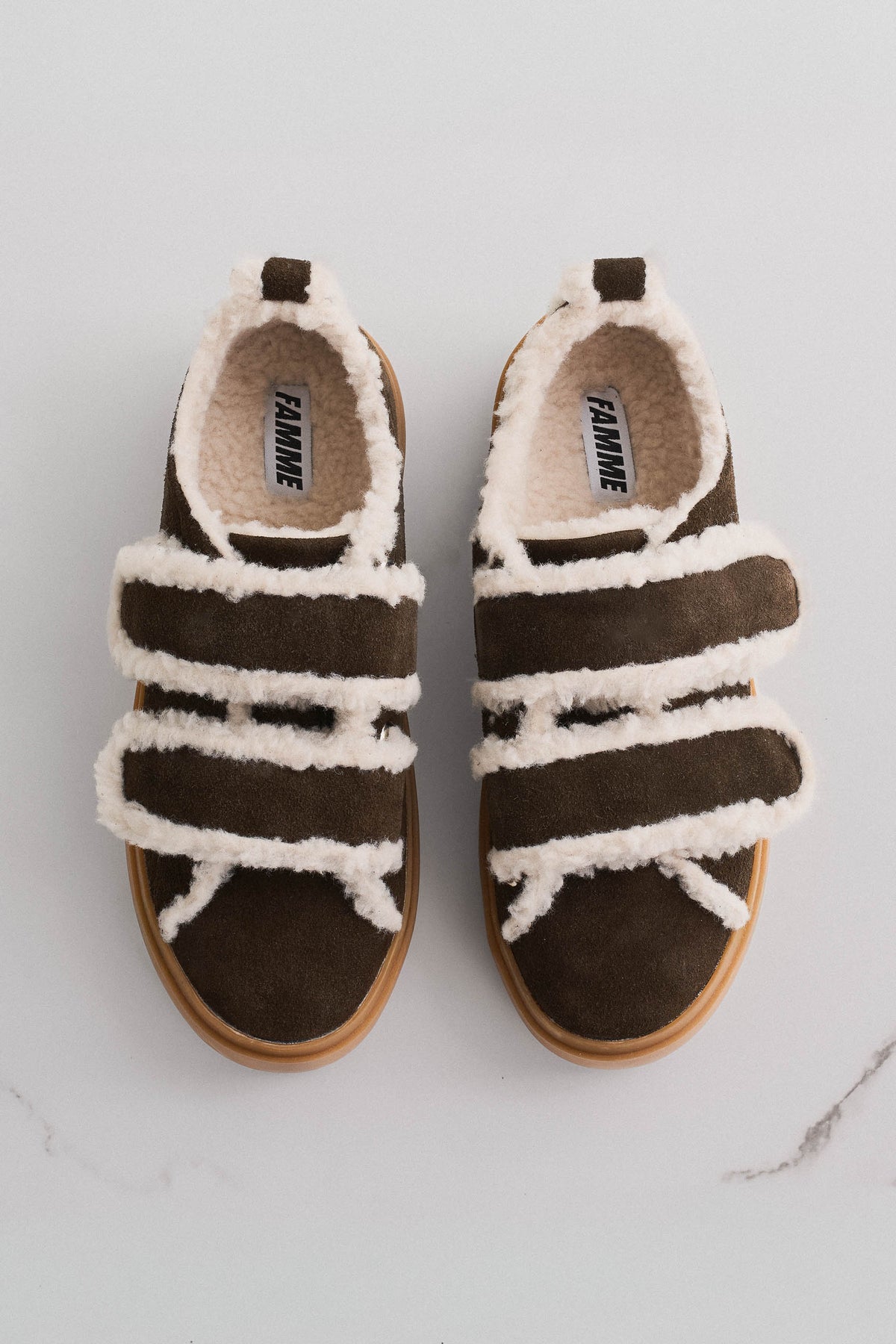 Shearling-Sneaker