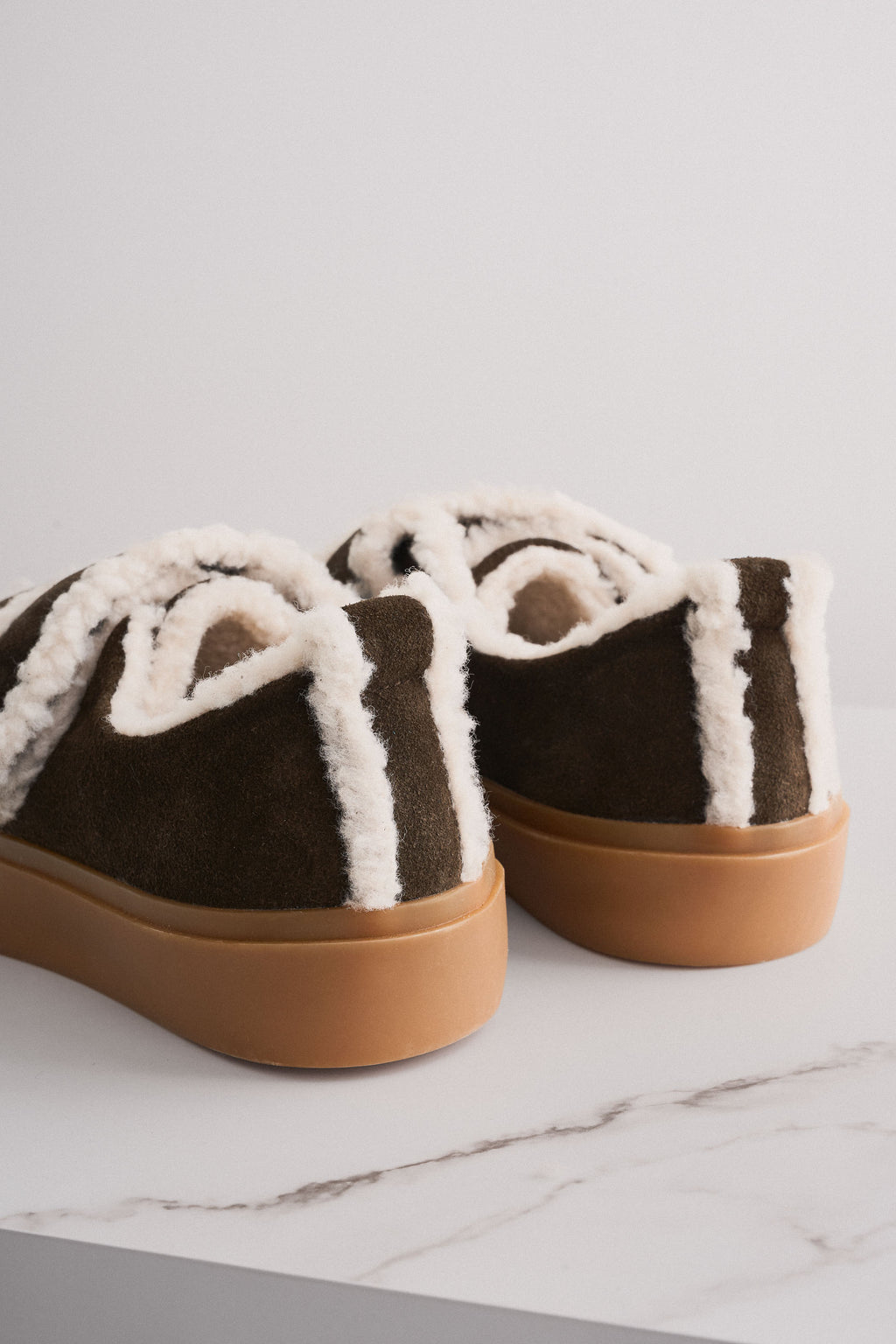 Shearling-Sneaker