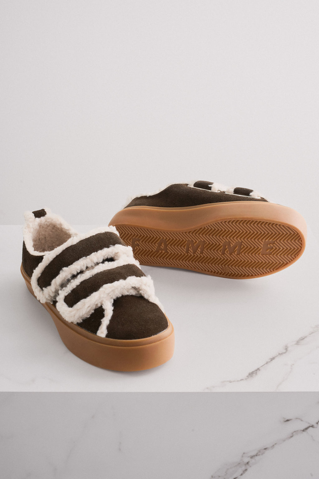 Shearling-Sneaker