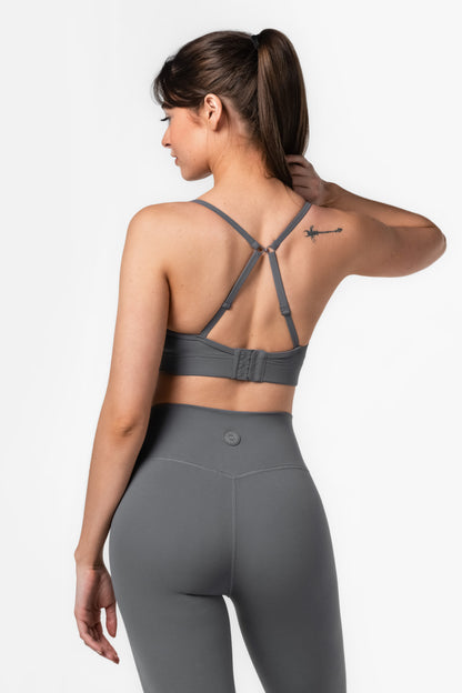 Grey Softy Sports Bra - for dame - Famme - Sports Bra