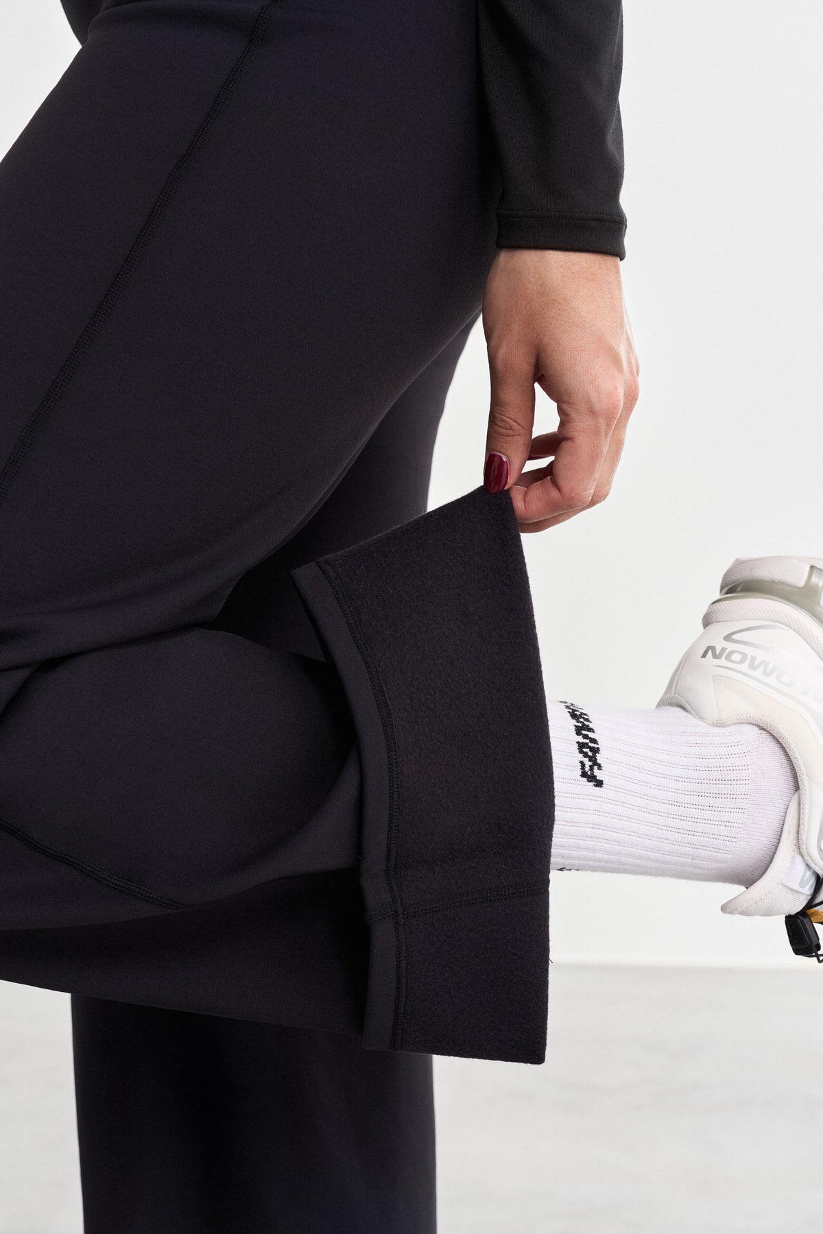 Wärmende Hose mit geradem Bein